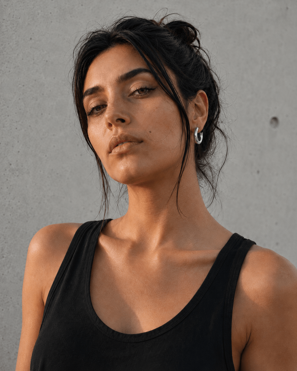 Offene Chunky Creolen aus Silber 925, Open Silver Hoops,Bold Statement Hoops 25mm - CocosyBerlin