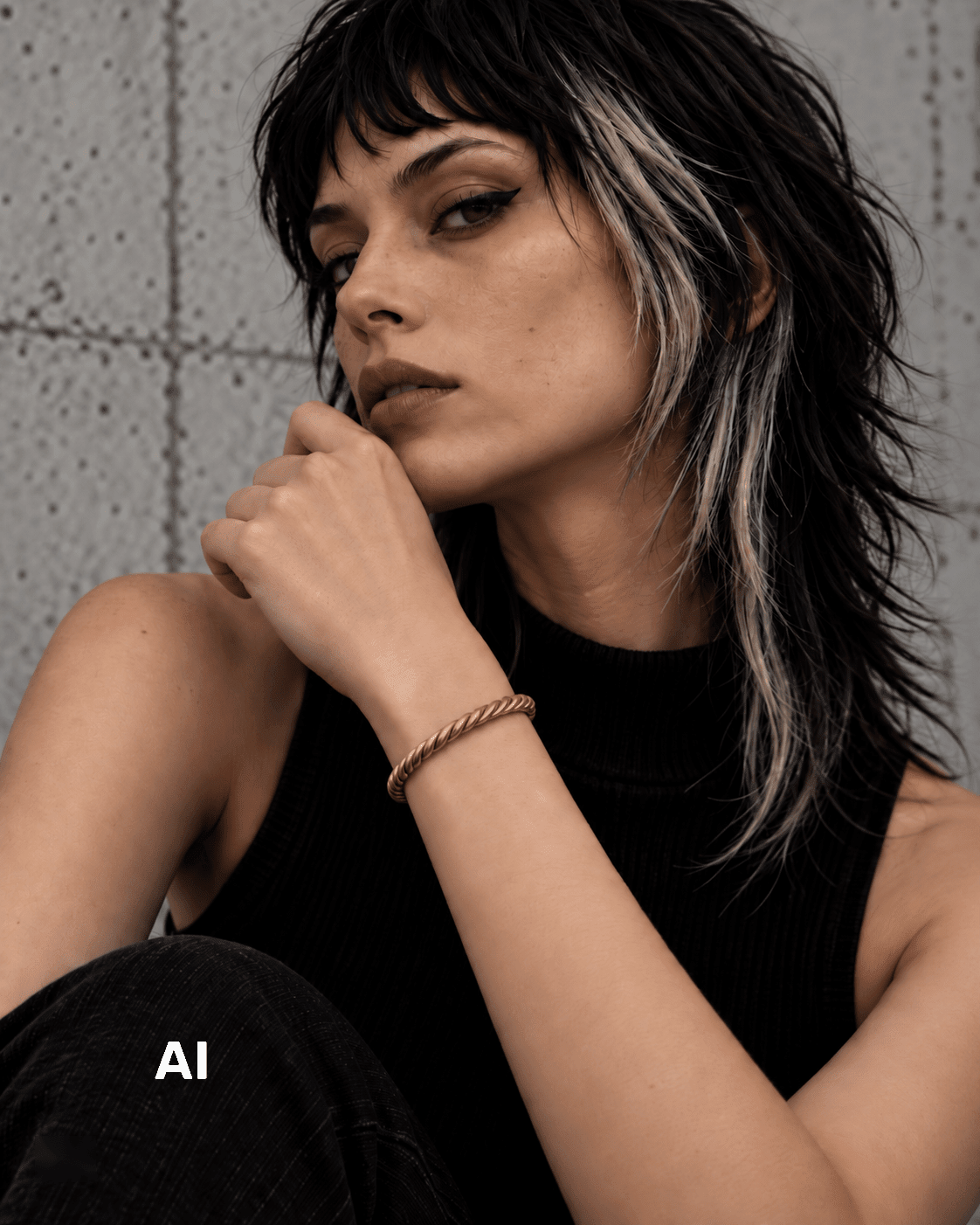 Minimalistischer gedrehter Armreif aus goldenem Messing, Verstellbar, Feel-Good Piece, Golden Twist Cuff - CocosyBerlin