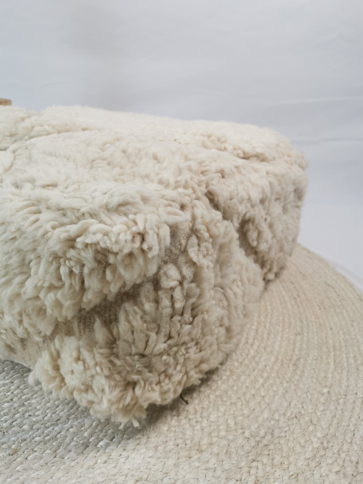 Moroccan pouf, Berber floor cushion, wool seat cushion, vintage cushion, boho seat cushion Marrakech, Beni Ourain