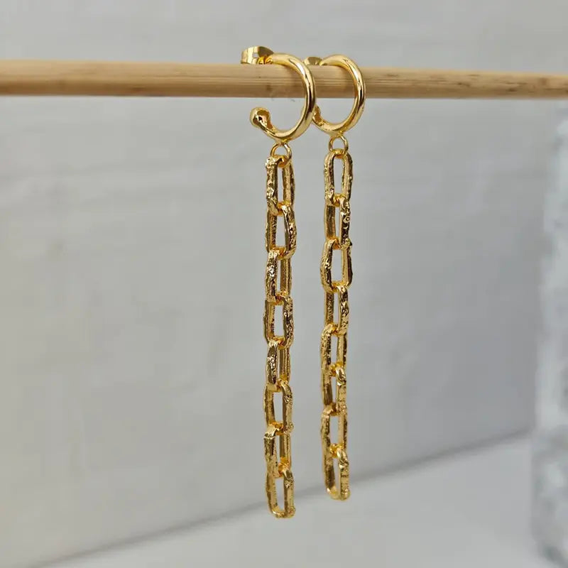 goldene_Statement_Chunky_Kettenglieder_Ohrringe