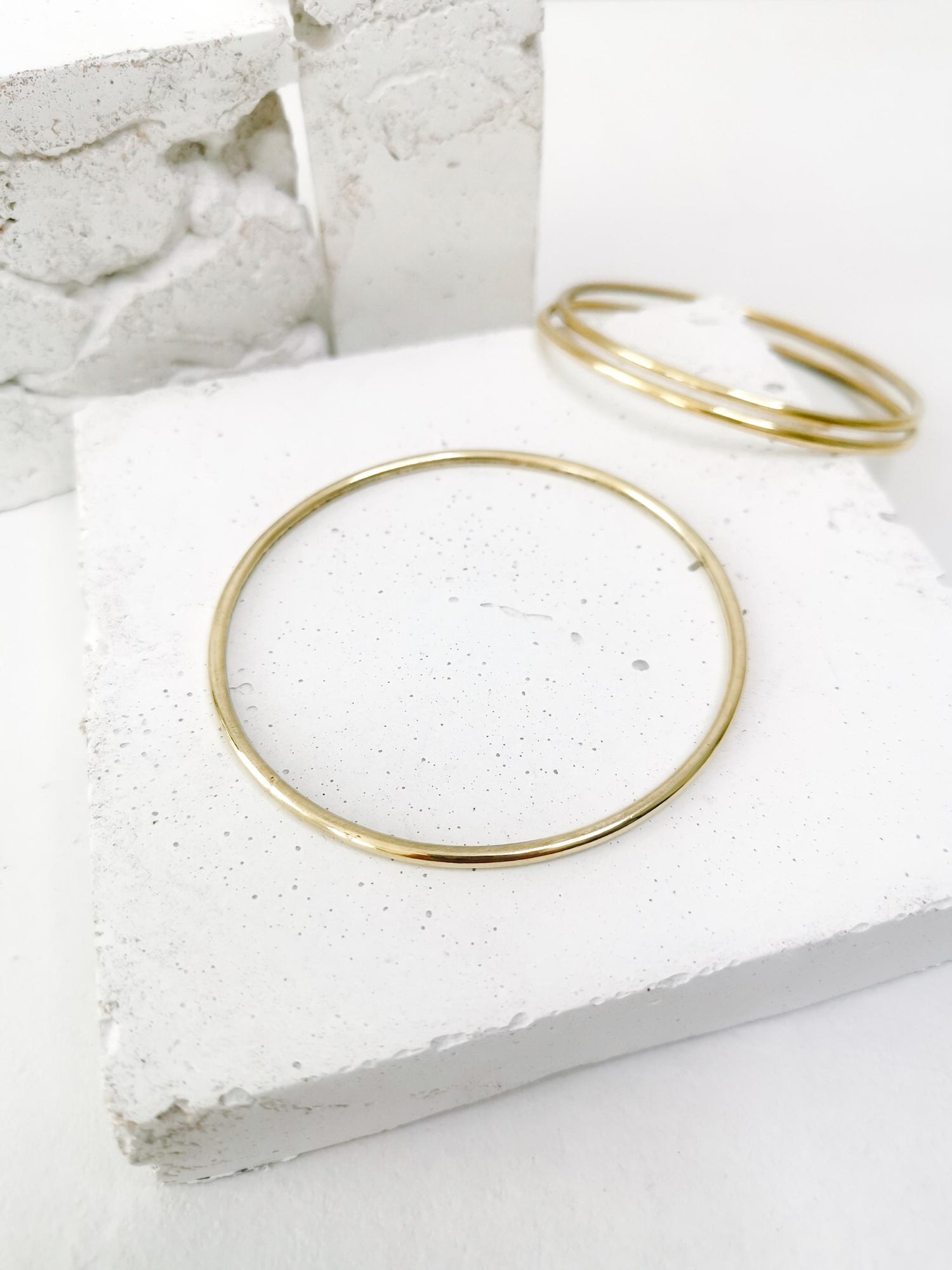 Thin solid brass bangle, statement bangle, simple bangle, tribal gold bangle, minimalist bangle