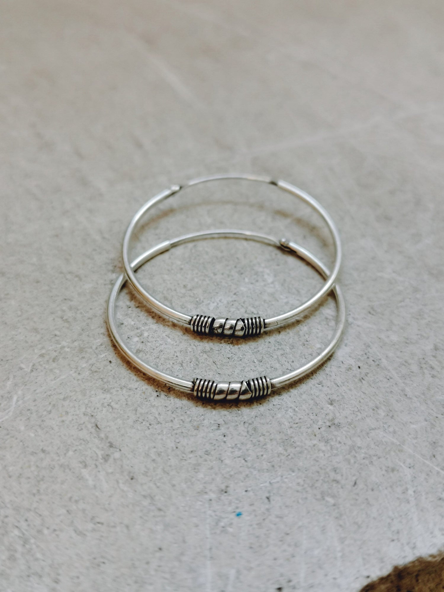 Sterling silver Bali hoop earrings, 925 silver hoop earrings, hoop earrings 30mm, earrings silver 925, boho hoop earrings, Bali silver hoop earrings