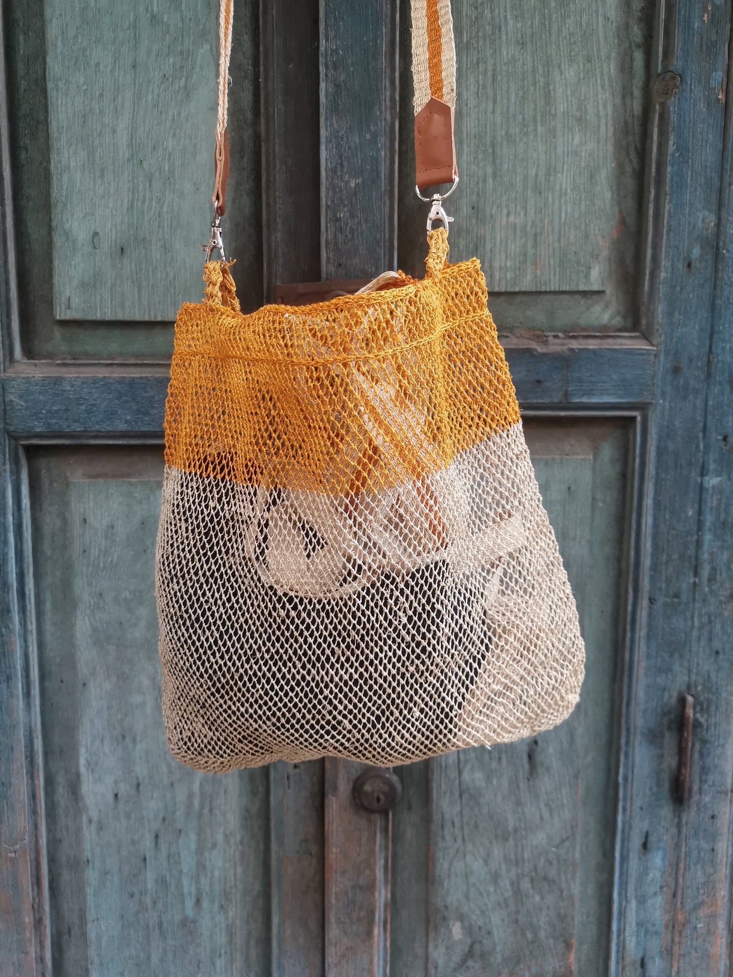 Shoulder bag from Laos, crossbody bag, sustainable shopper, 100% handmade, Fair Trade