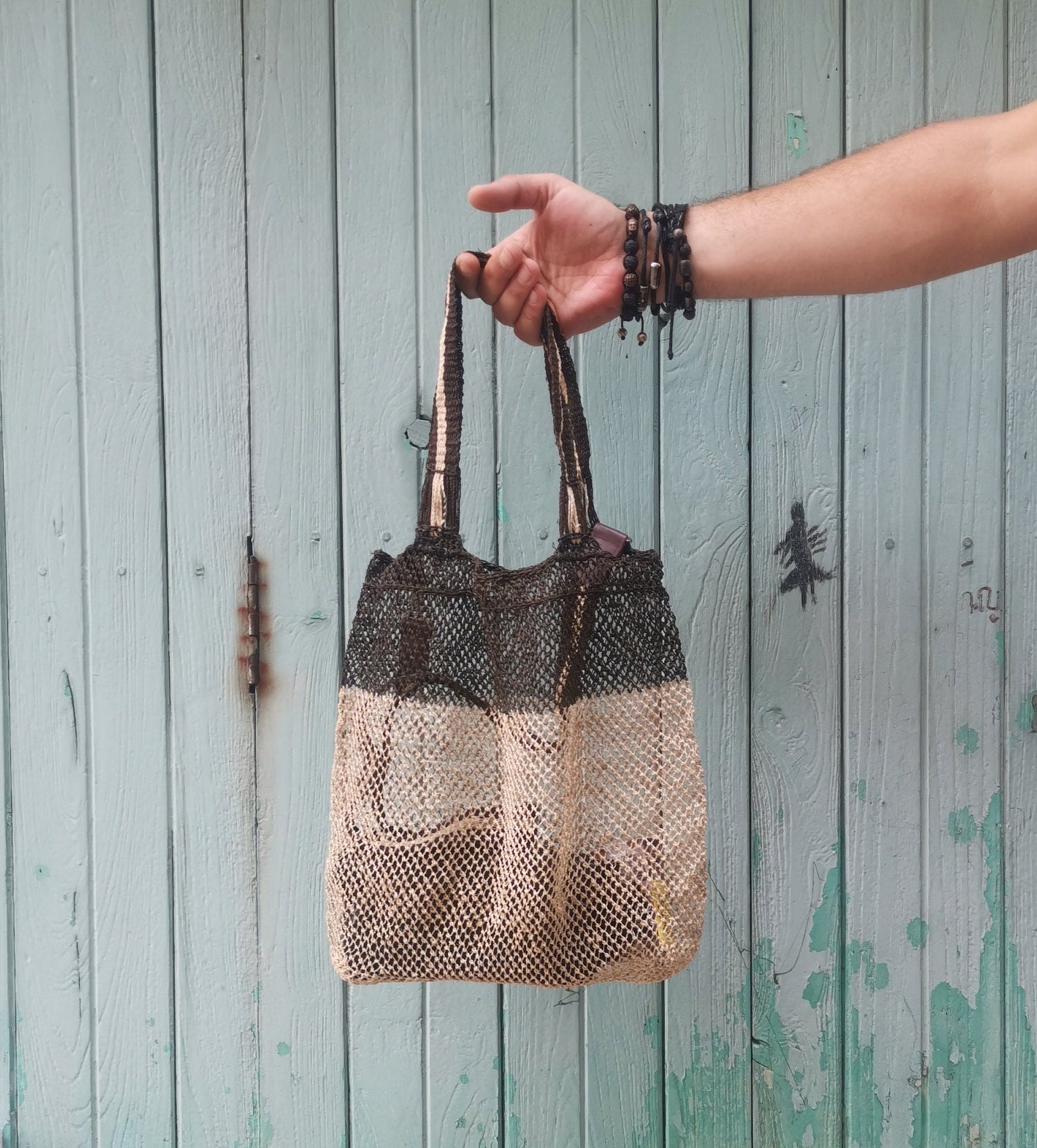 Umhängetasche aus Laos, Crossbody Tasche, nachhaltiger Shopper, 100% Handarbeit, Fair Trade