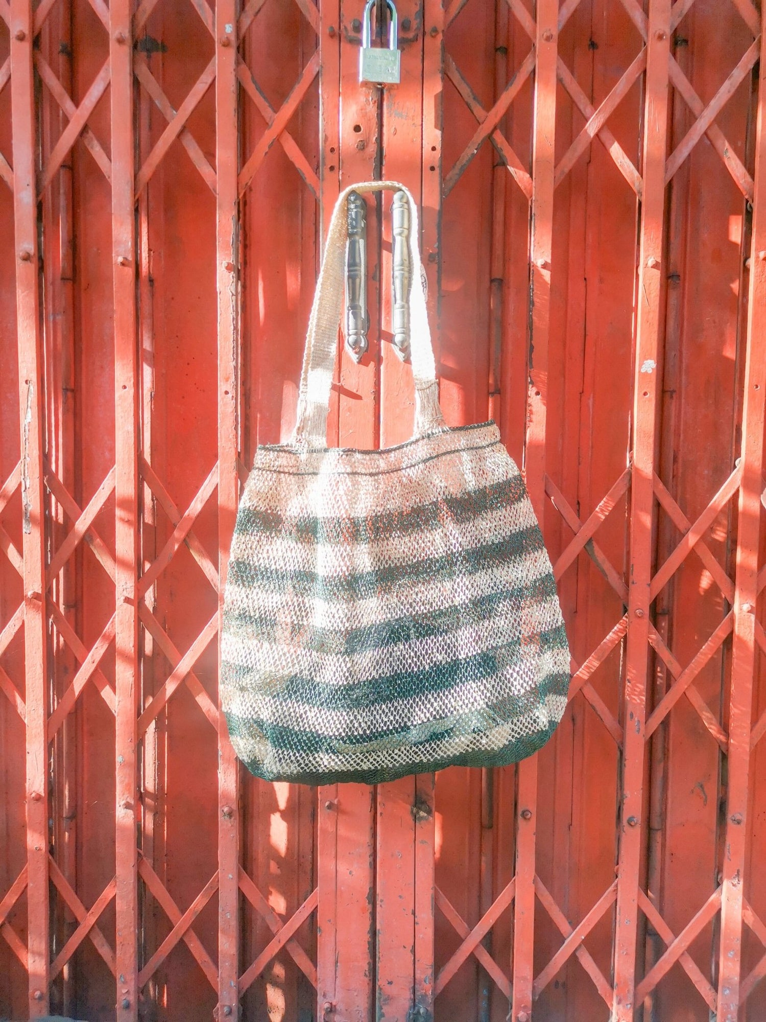 Große Tasche aus Laos, Tote Bag, nachhaltiger Shopper , 100% Handarbeit, Fair Trade - CocosyBerlin
