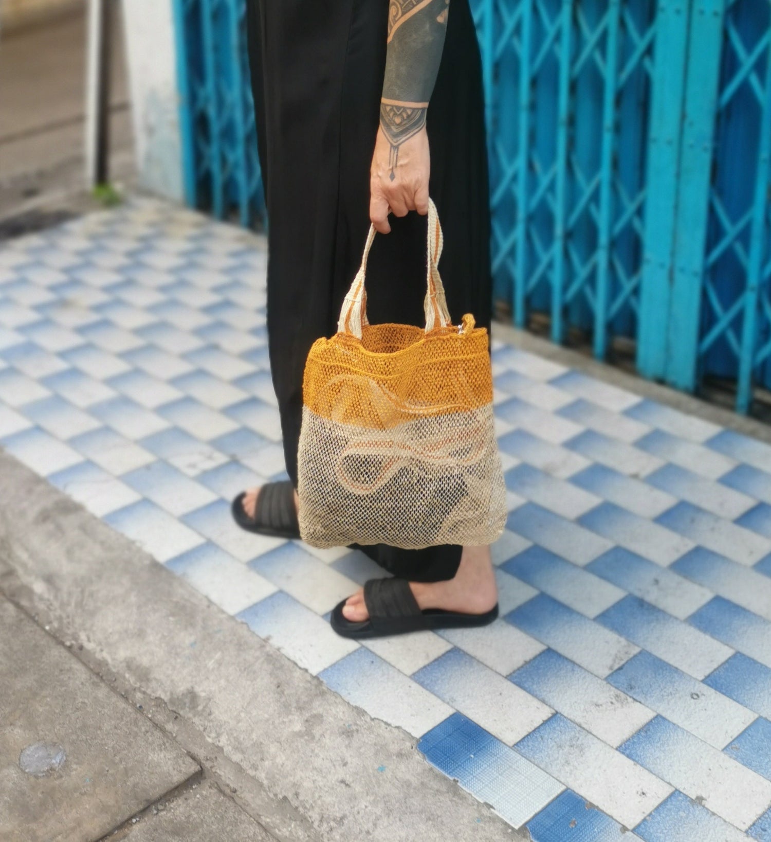 Shoulder bag from Laos, crossbody bag, sustainable shopper, 100% handmade, Fair Trade