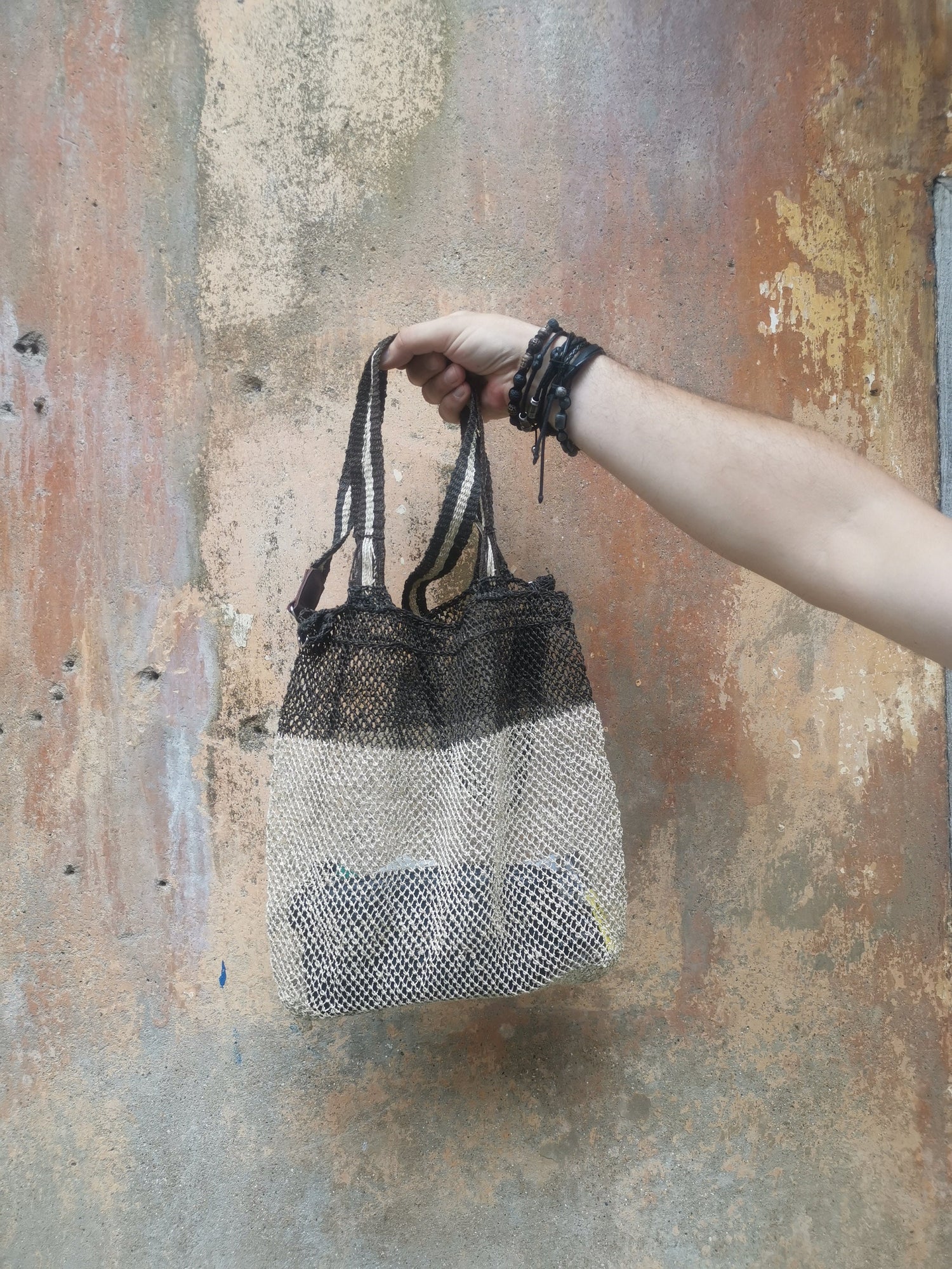 Umhängetasche aus Laos, Crossbody Tasche, nachhaltiger Shopper, 100% Handarbeit, Fair Trade