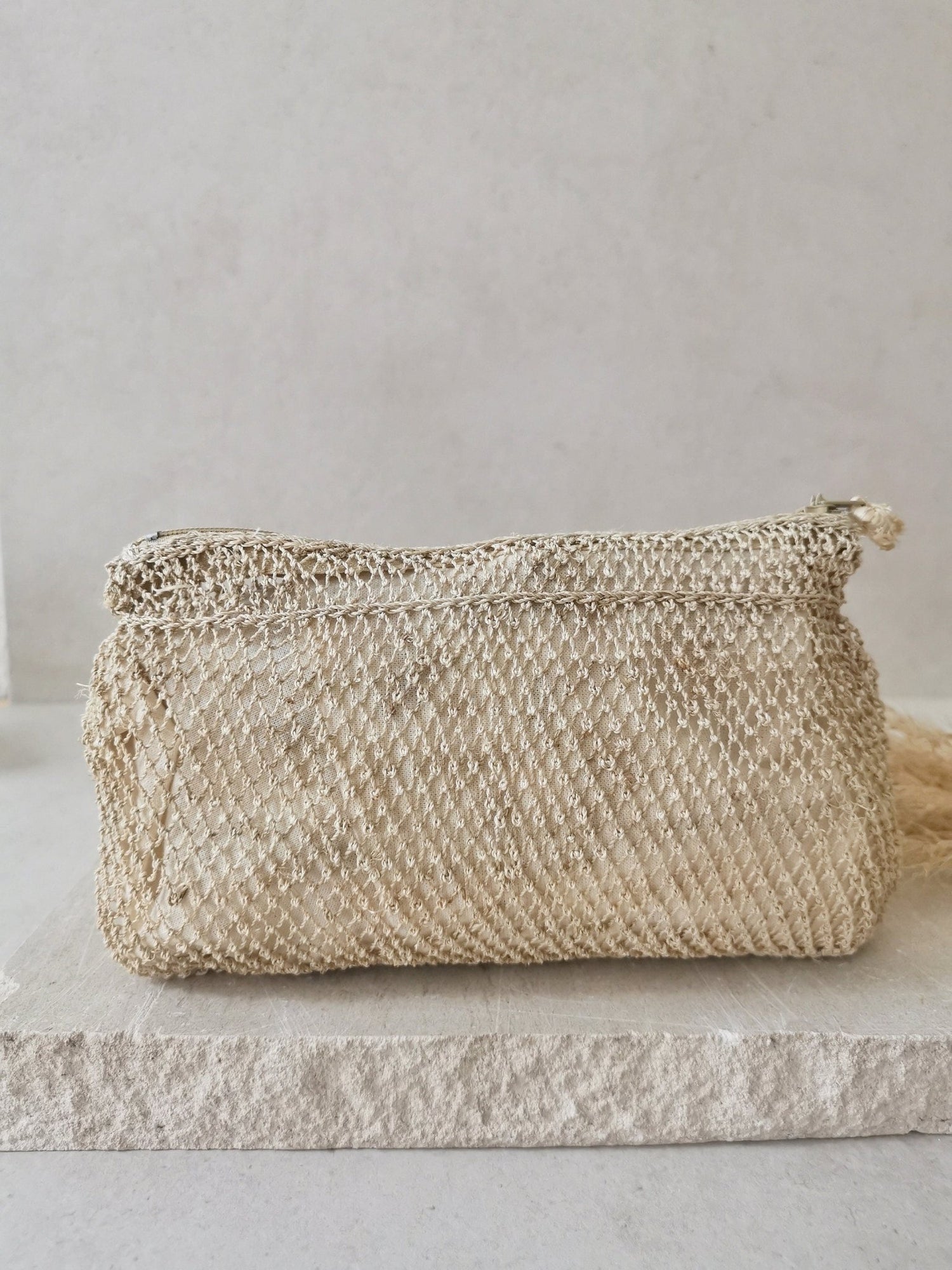 Boho Schminktasche aus Laos, Kosmetiktasche, Hippie Geldbörse, Portemonnaie, Handmade Make Up Tasche - CocosyBerlin