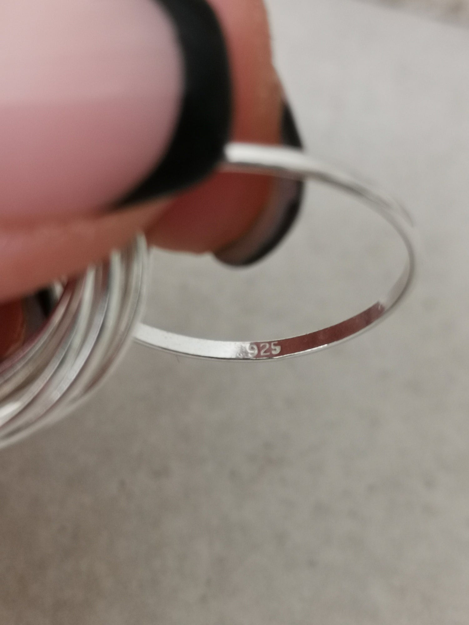 Mehrfachring aus 9 Einselringe 925 Silber, Sterlingsilber Ring, Wickelring aus 925 Silber