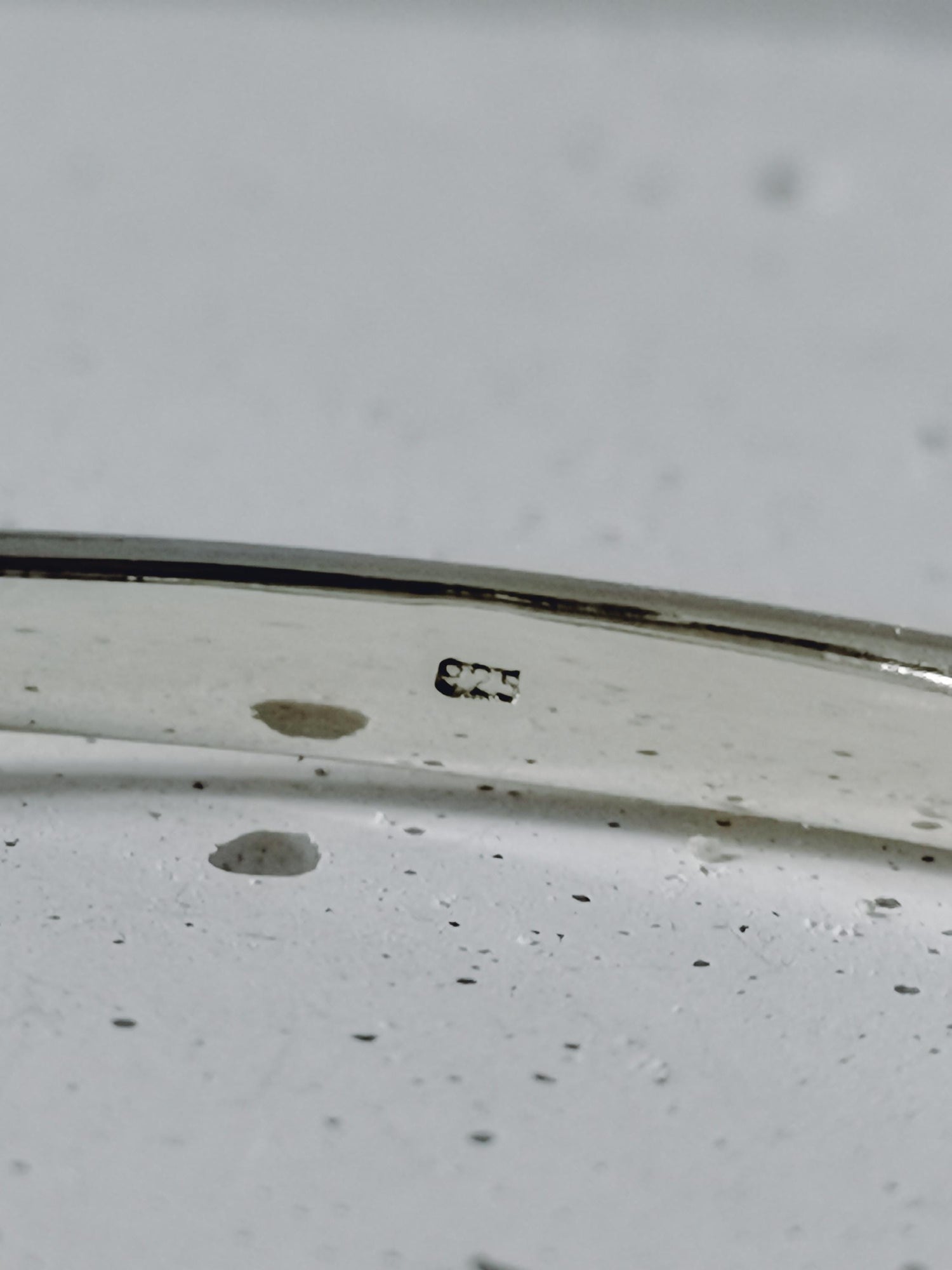 Chunky bangle made of sterling silver with ball, statement open bangle with balls made of 925 silver, cuff bangle minimalist