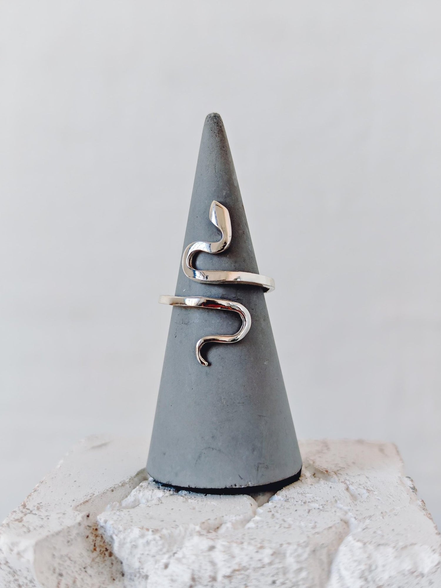 Schlangen - Ring aus 925 Silber, Snake Design Ring, one size fits all - CocosyBerlin