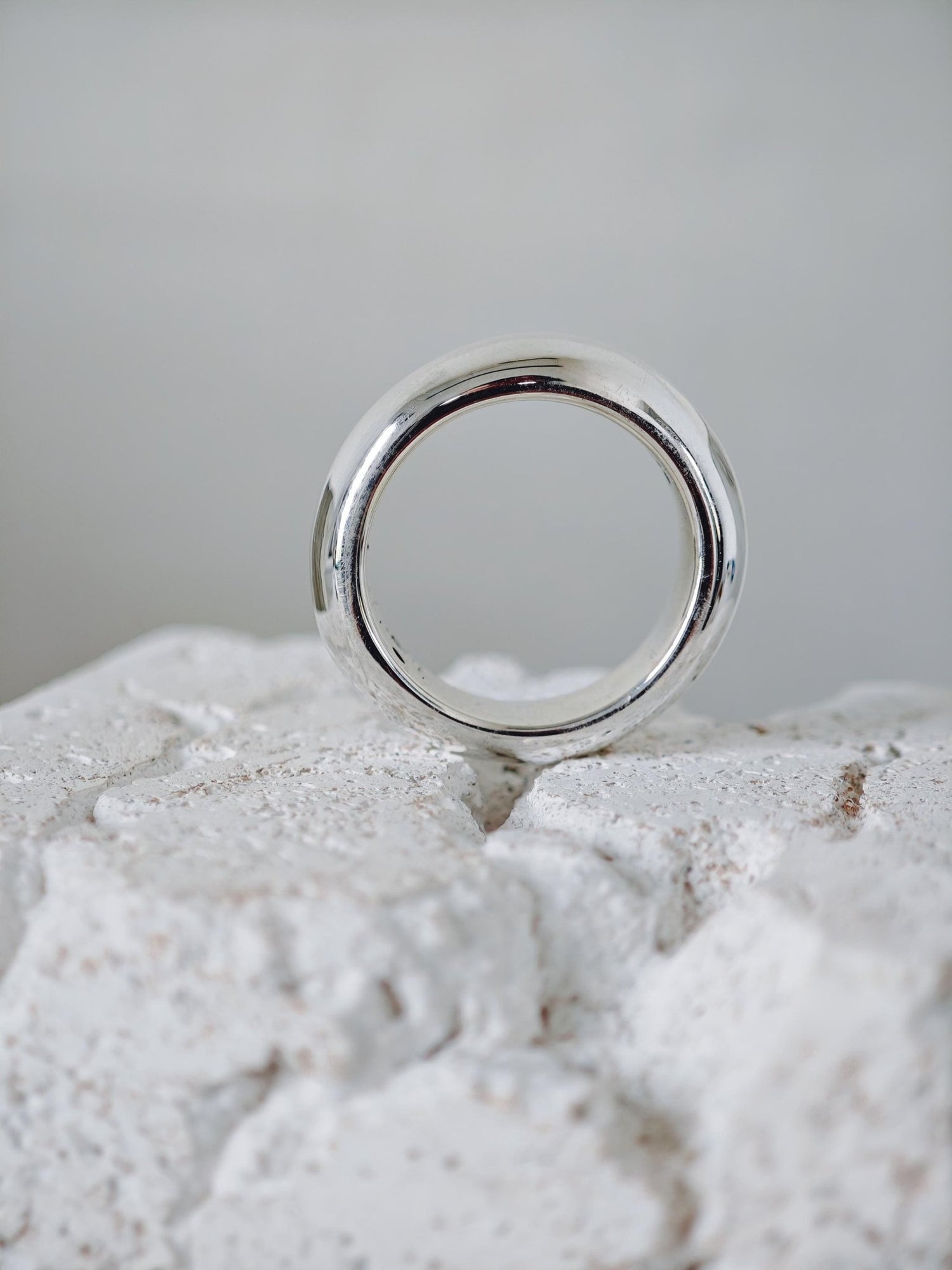 Puffy Statement Ring aus 925 Silber, Chunky Ring, Bold Minimalist - CocosyBerlin
