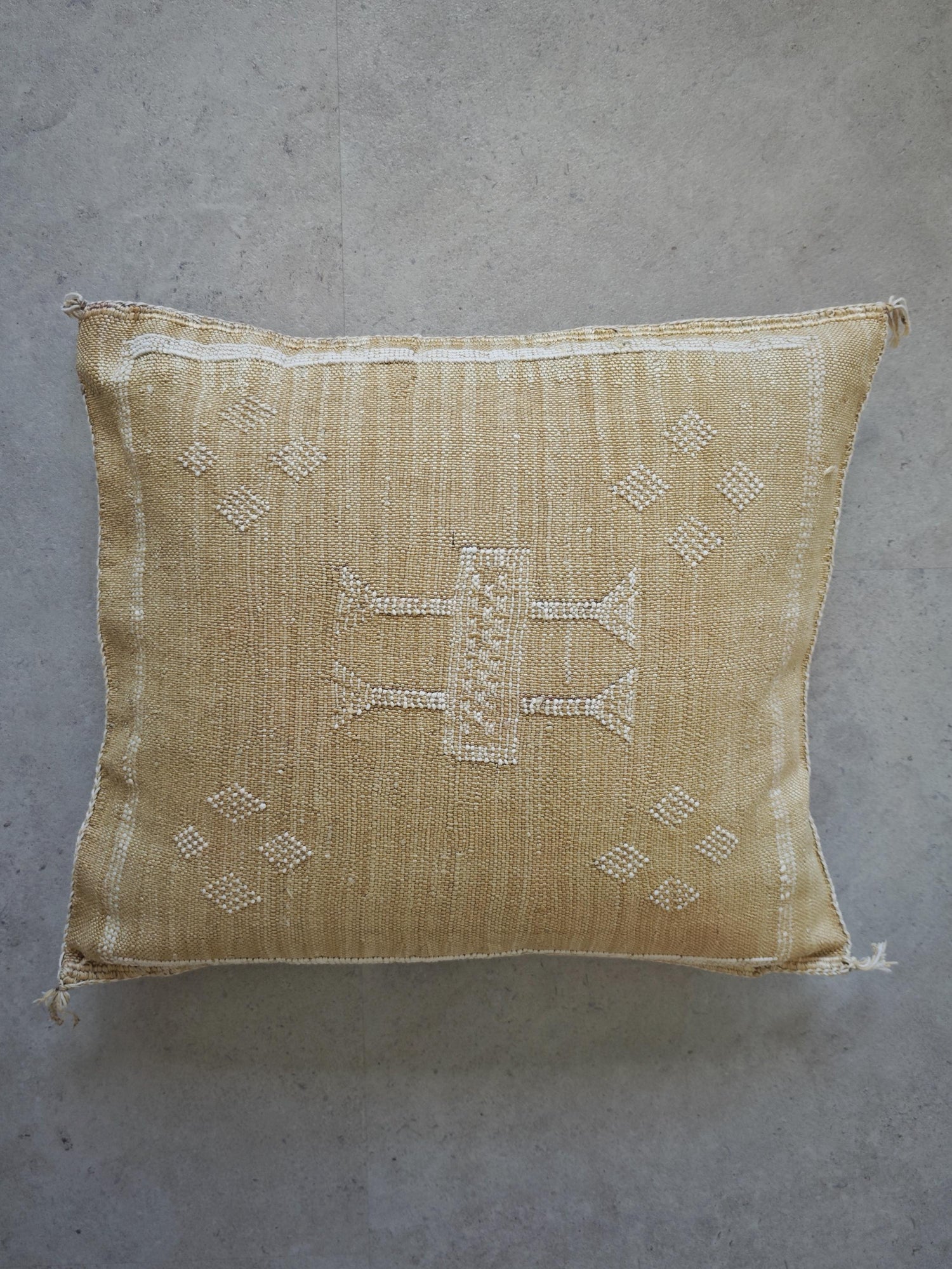 Sabra Kissen aus Marokko, Boho Eklektische Kissenhülle, Marokkanische, orientalische Kissenhülle