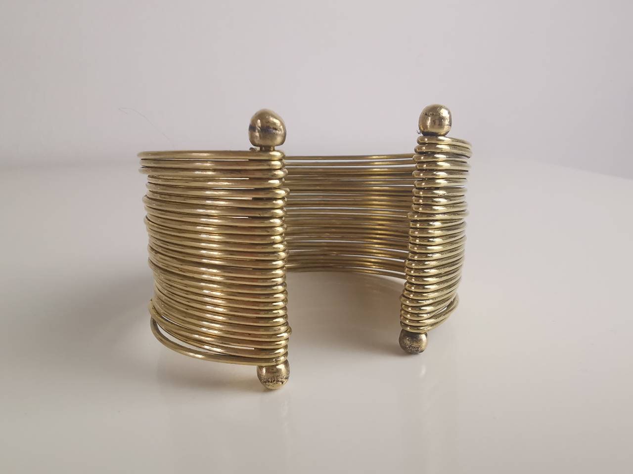 Manschettenarmband | Gold Armreifen | Armband goldenes Messing | Statement Schmuck | breiter Armreif | Boho Hippie Ethno Goa | cocosy.berlin