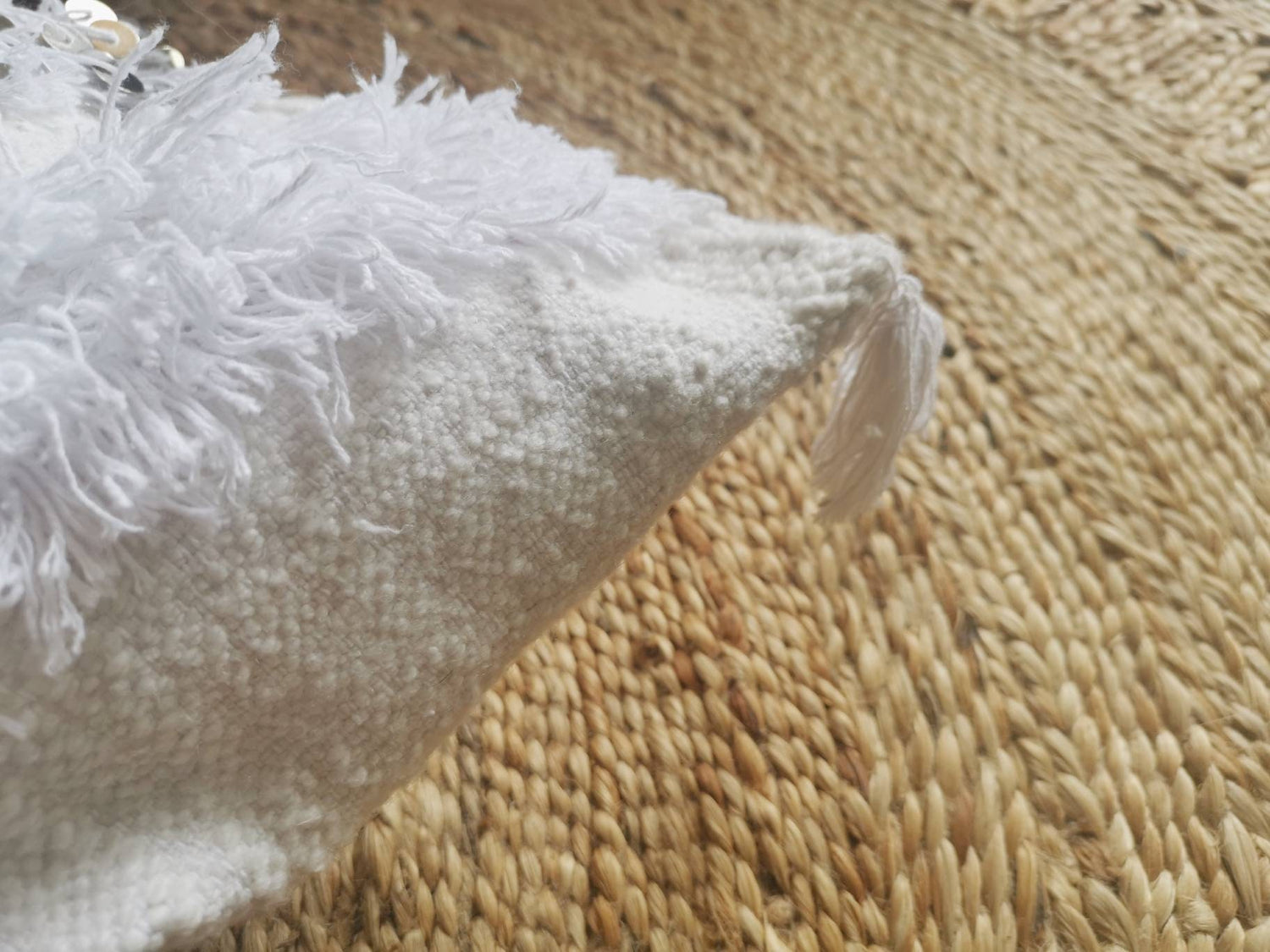 Boho Berber cushion cover, boho cushion from Morocco, Moroccan handira cushion made of wool, kilim, 56x47cm boho cushion Marrakech