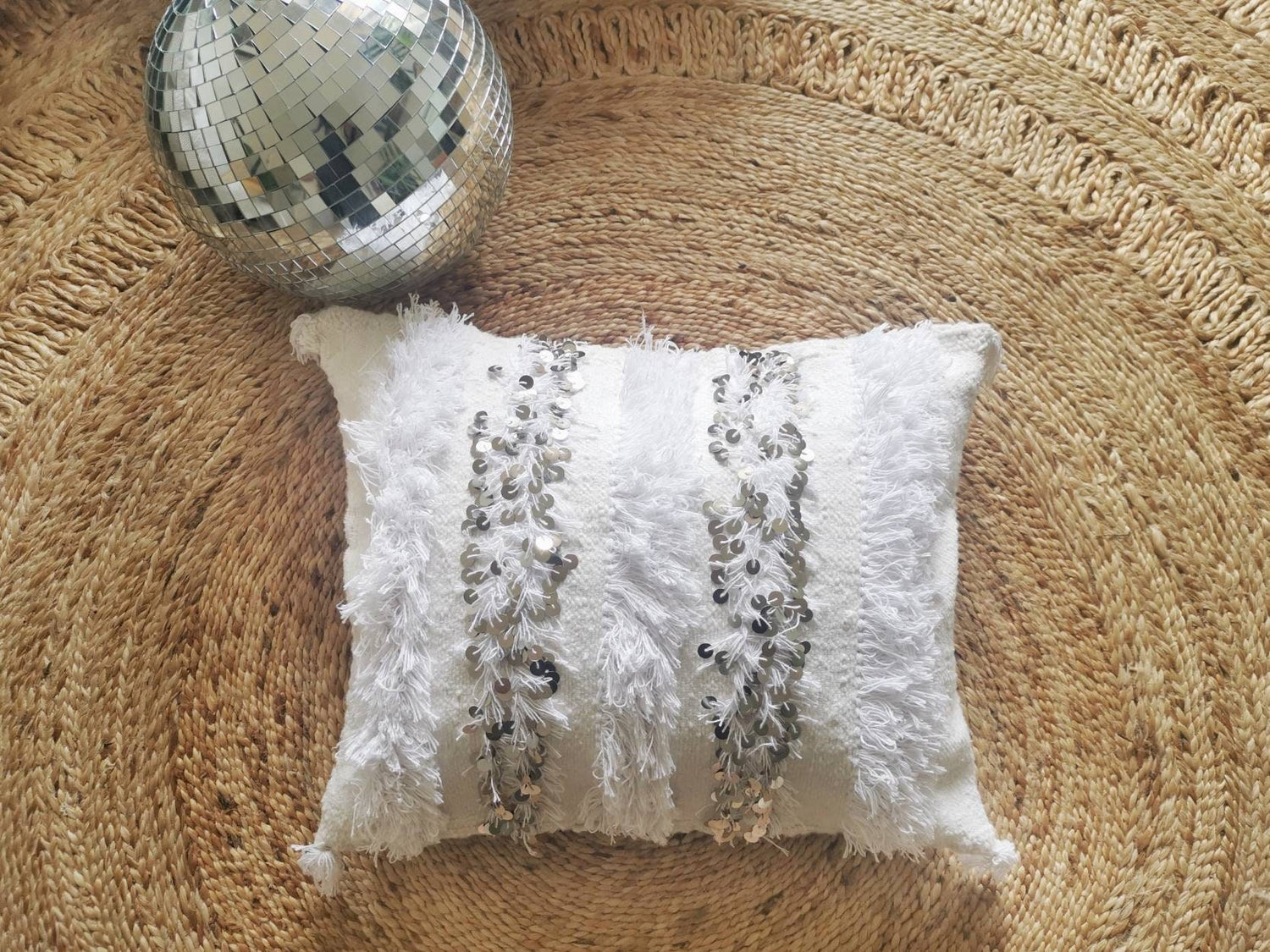 Boho Berber cushion cover, boho cushion from Morocco, Moroccan handira cushion made of wool, kilim, 56x47cm boho cushion Marrakech