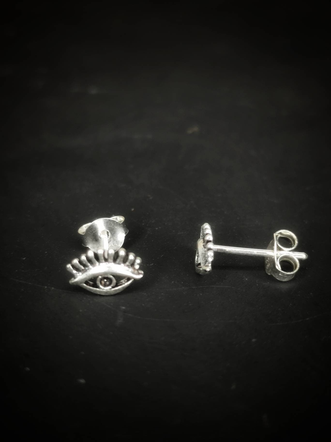 Eye Studs Silver 925, Studs Sterling Silver