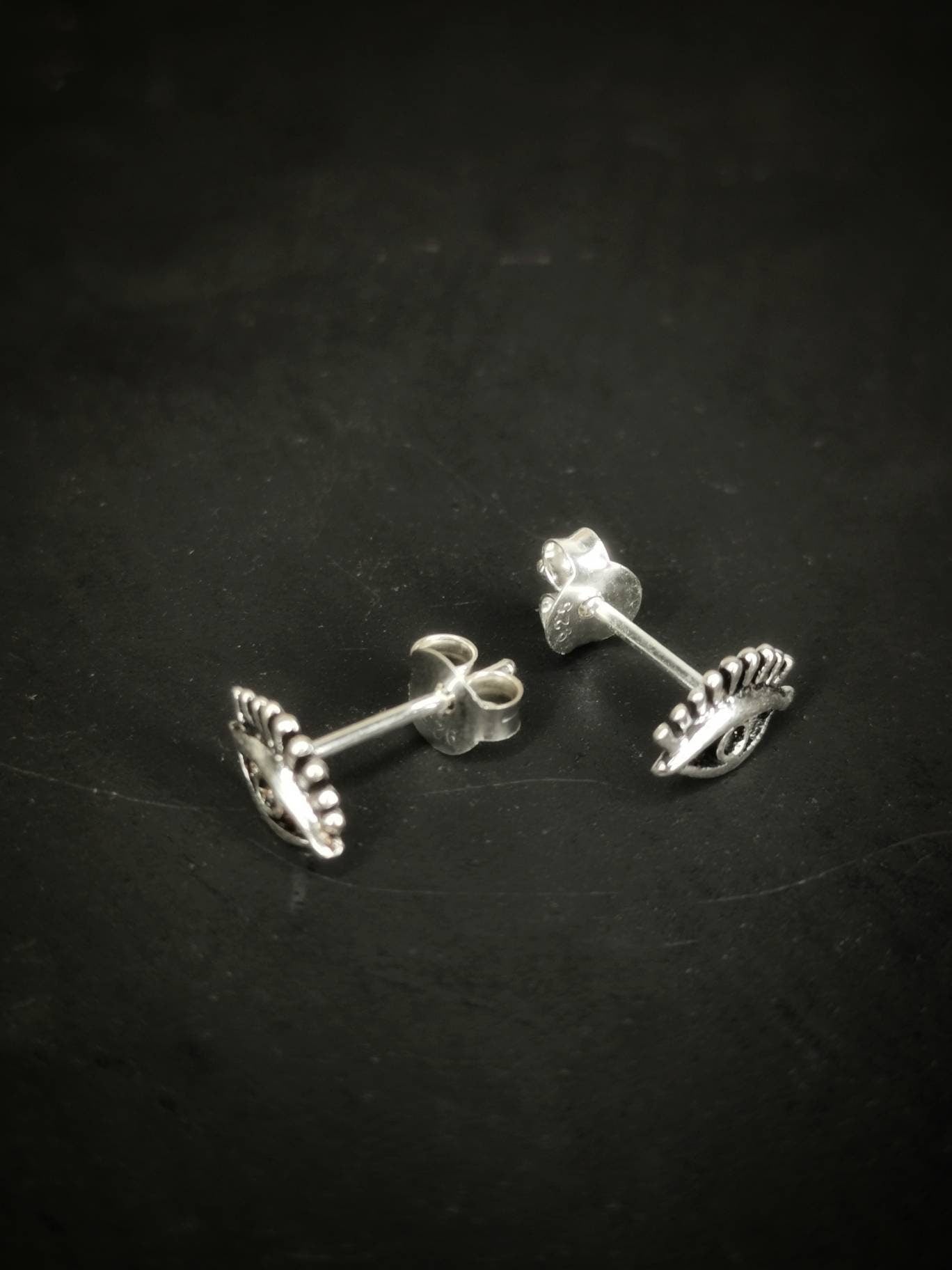 Eye Studs Silver 925, Studs Sterling Silver