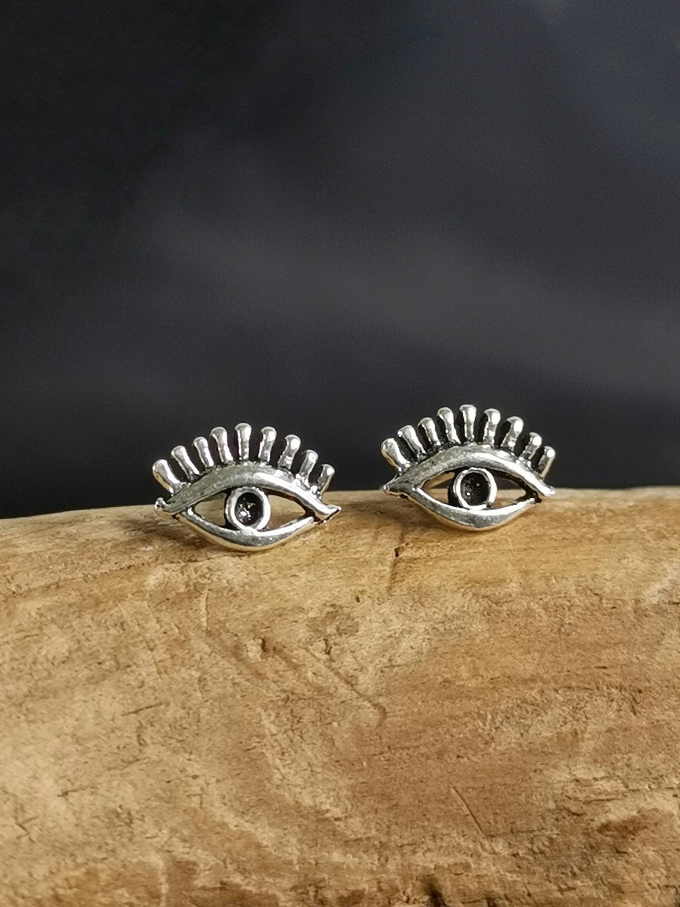 Eye Studs Silver 925, Studs Sterling Silver