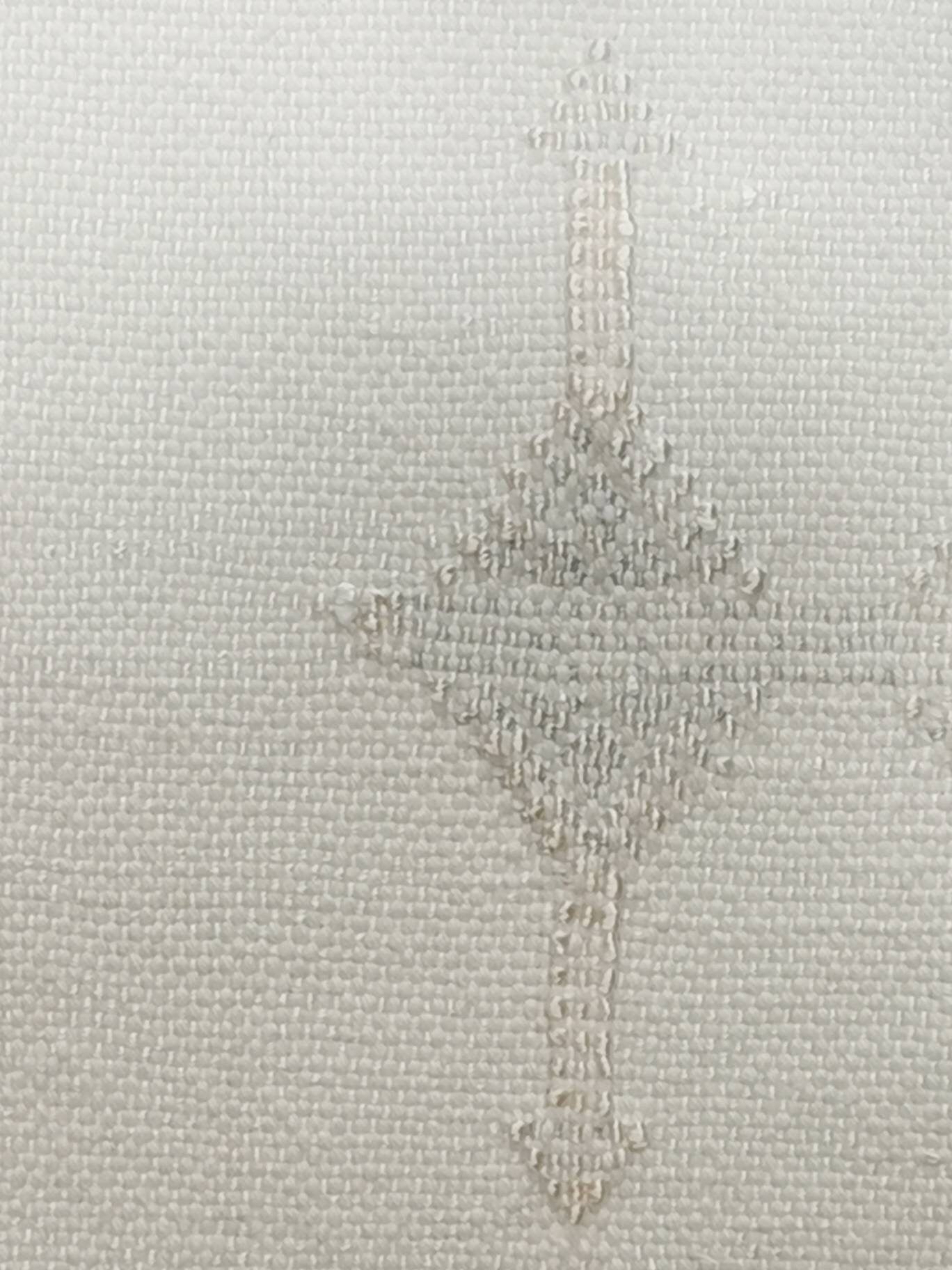 Boho Berber Kissenhülle, Boho Kissen aus Marokko, Marokkanisches Kissen Sabra Seide, Vintage Farbe weiss, Kelim, 45x45cm Marrakesch