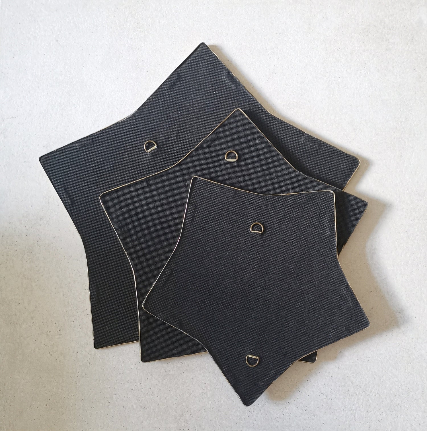 Stern Spiegel mit goldenem Rahmen, goldener Wandspiegel, Spiegel aus Marokko, Handarbeit, Spiegel sternenförmig