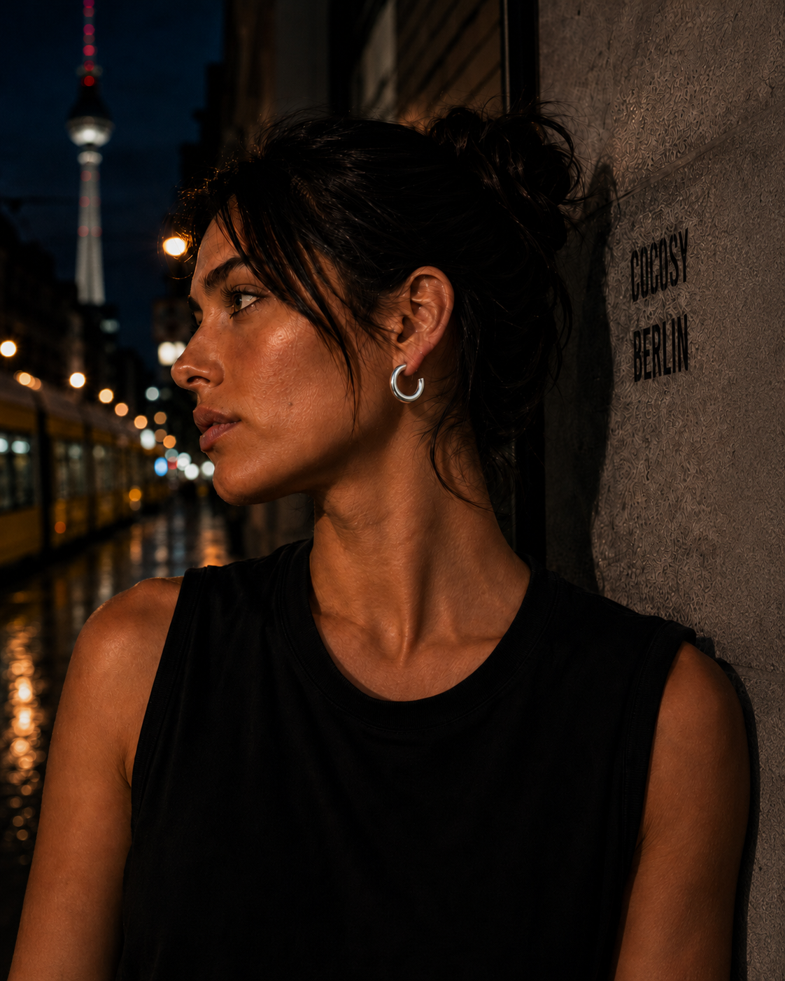 Offene Chunky Creolen aus Silber 925, Open Silver Hoops,Bold Statement Hoops 25mm
