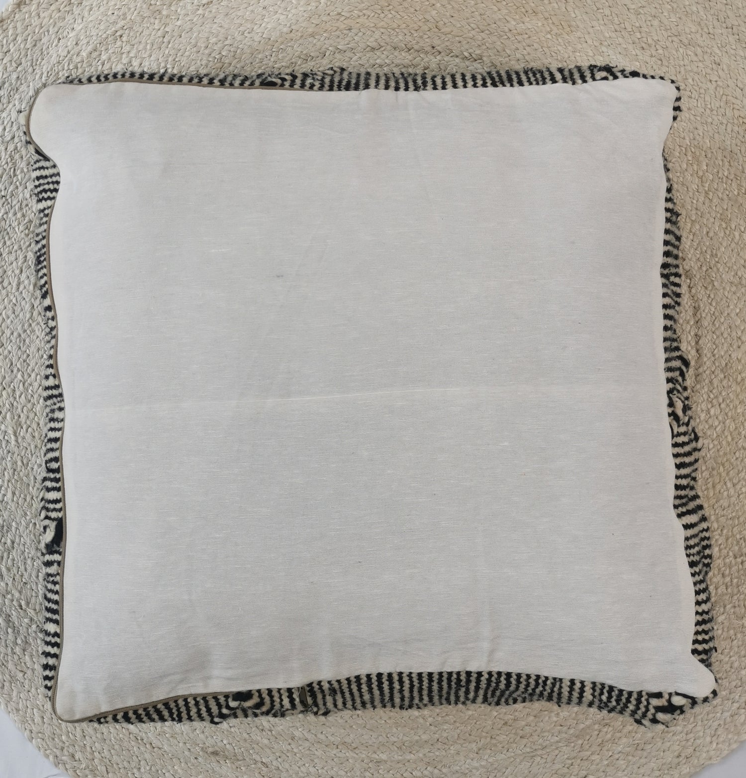 Pouf marocain Beni Ourain, coussin de sol berbère, coussin d'assise en laine, coussin de sol vintage, coussin d'assise bohème Marrakech