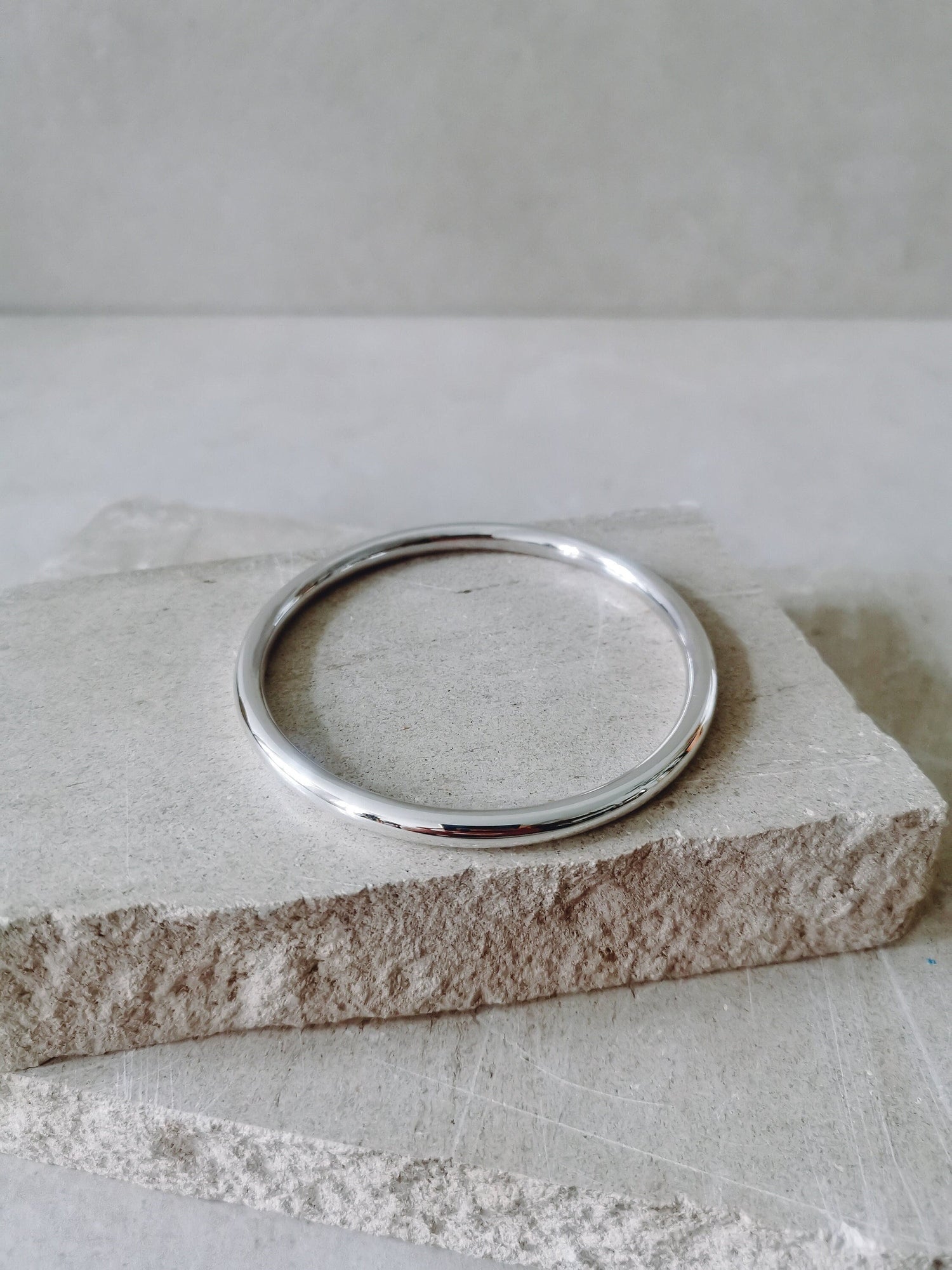 Bracelet simple en argent sterling, bracelet tendance, bracelet en argent pur 925, bracelet ethnique tribal
