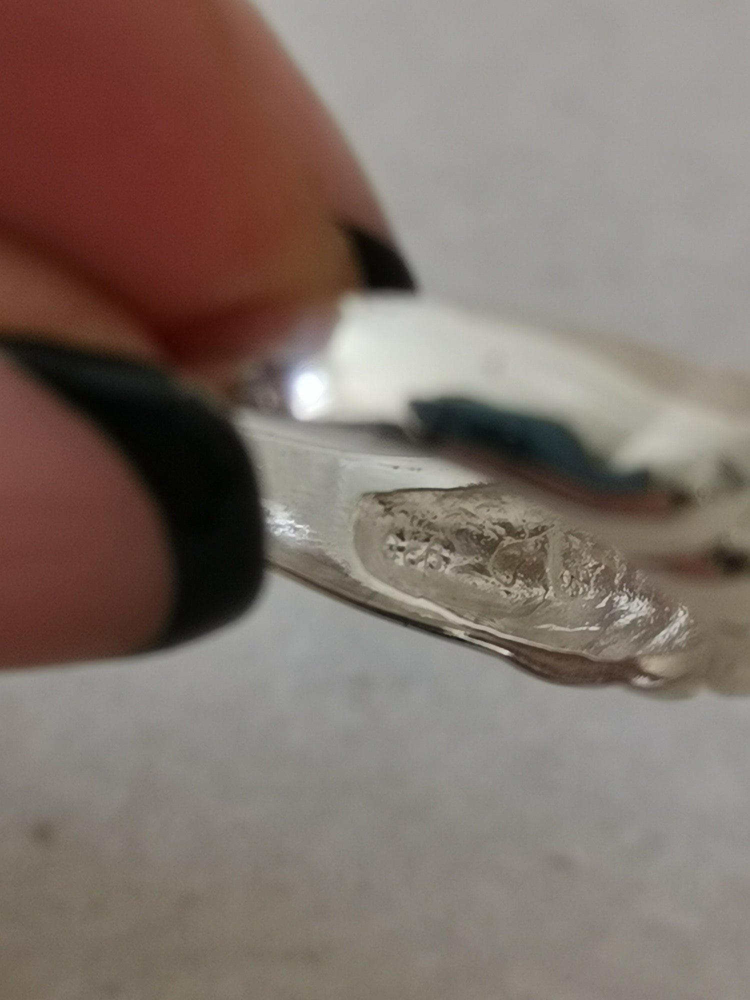 Croissant Ring aus 925 Silber, Sterlingsilber Ring, Twisted Silber 925 Ring