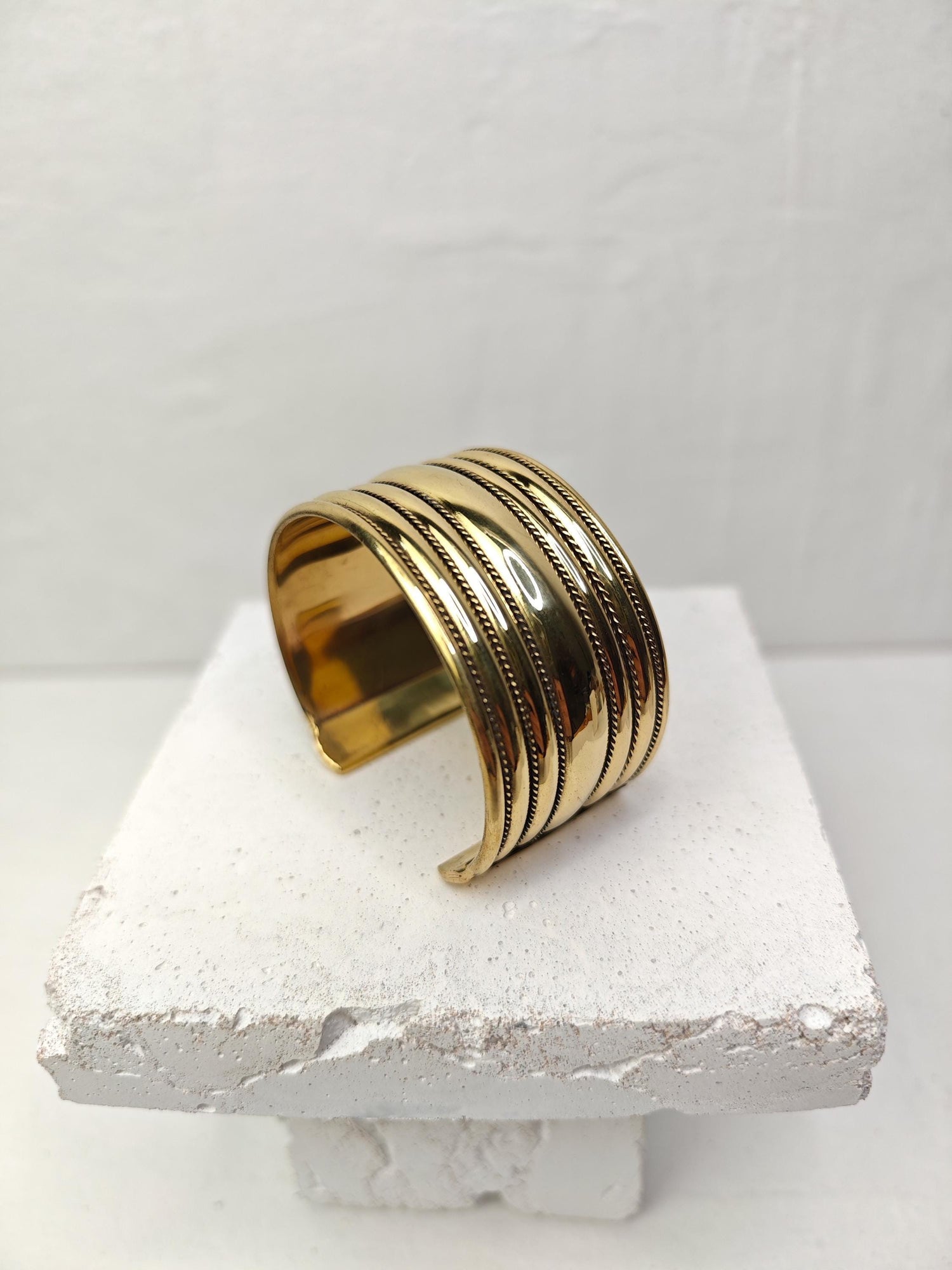Bracelet large en laiton, bracelet réglable en or, bracelet tendance, bracelet manchette en laiton
