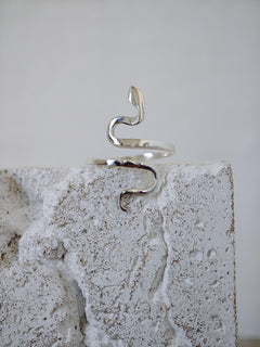 Schlangen - Ring aus 925 Silber, Snake Design Ring, one size fits all - CocosyBerlin
