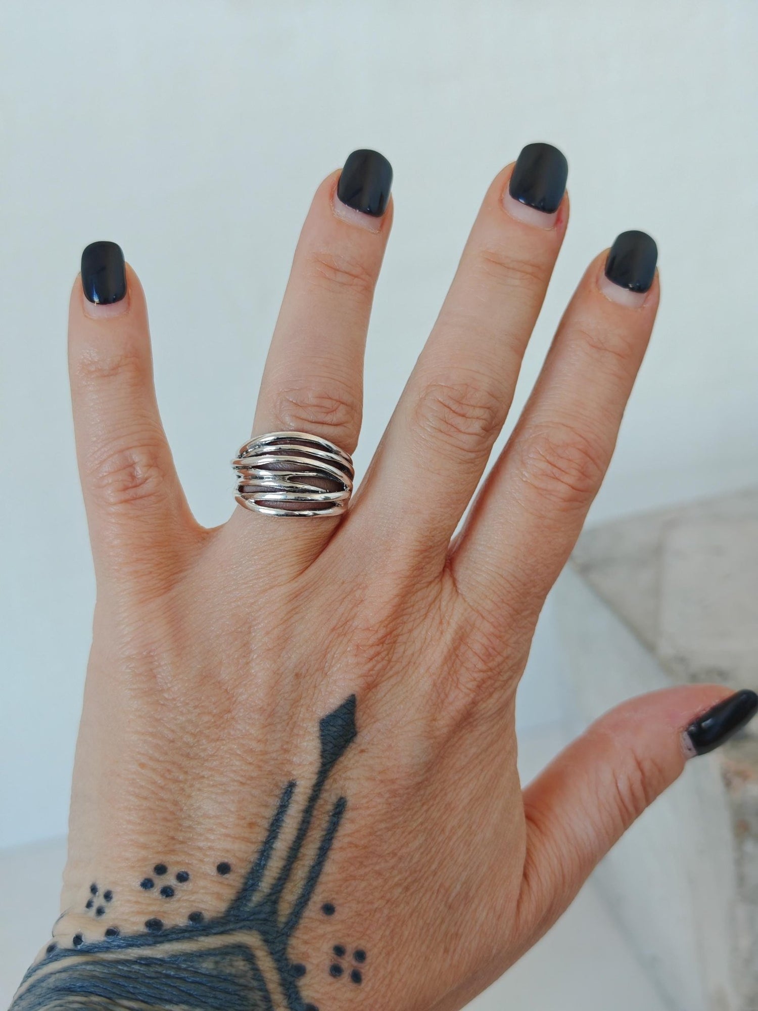 Statement Ring aus 925 Silber, Wickelring, Wire Wrap Ring minimal - CocosyBerlin