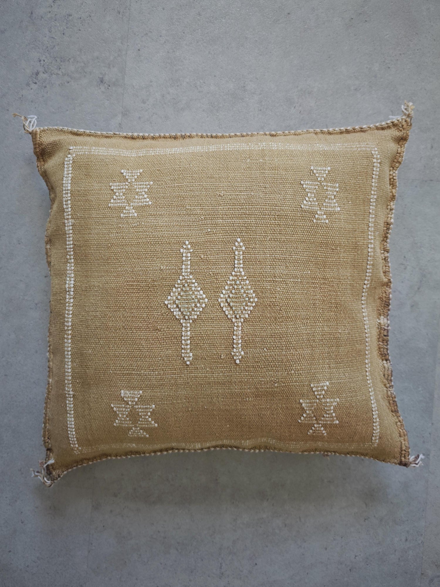 Sabra Kissen aus Marokko, Boho Eklektische Kissenhülle, Marokkanische, orientalische Kissenhülle