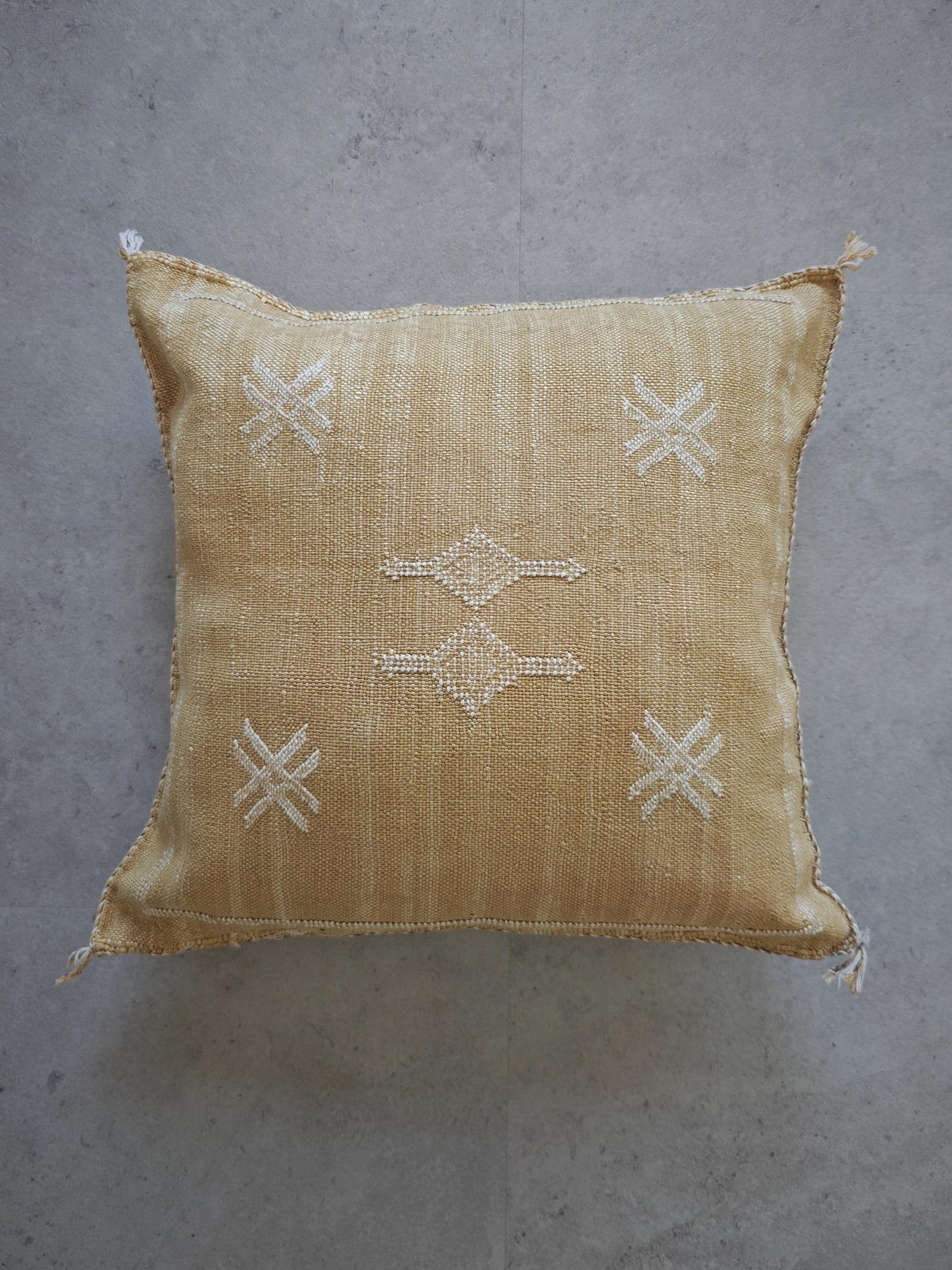 Sabra Kissen aus Marokko, Boho Eklektische Kissenhülle, Marokkanische, orientalische Kissenhülle