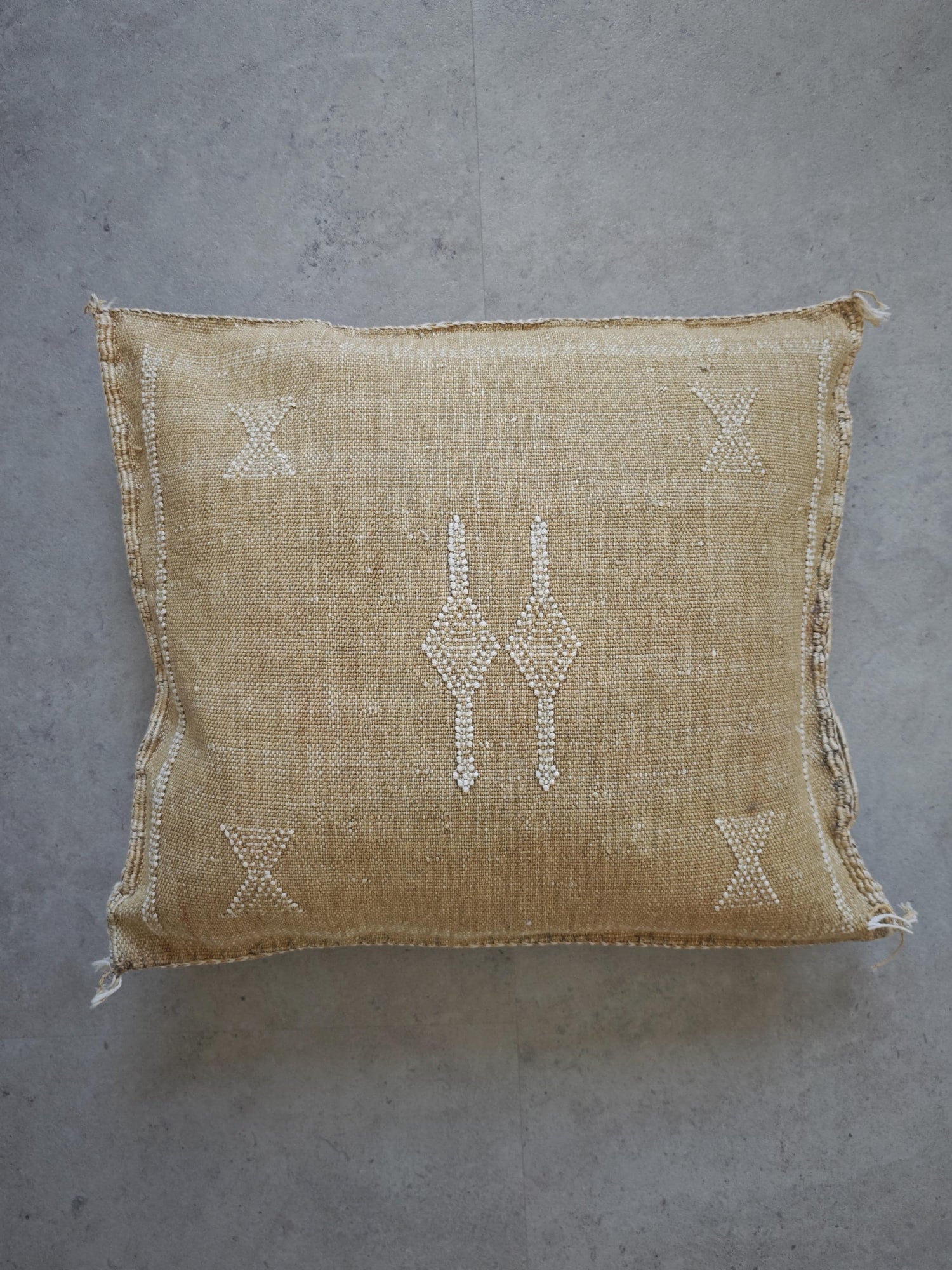 Sabra Kissen aus Marokko, Boho Eklektische Kissenhülle, Marokkanische, orientalische Kissenhülle