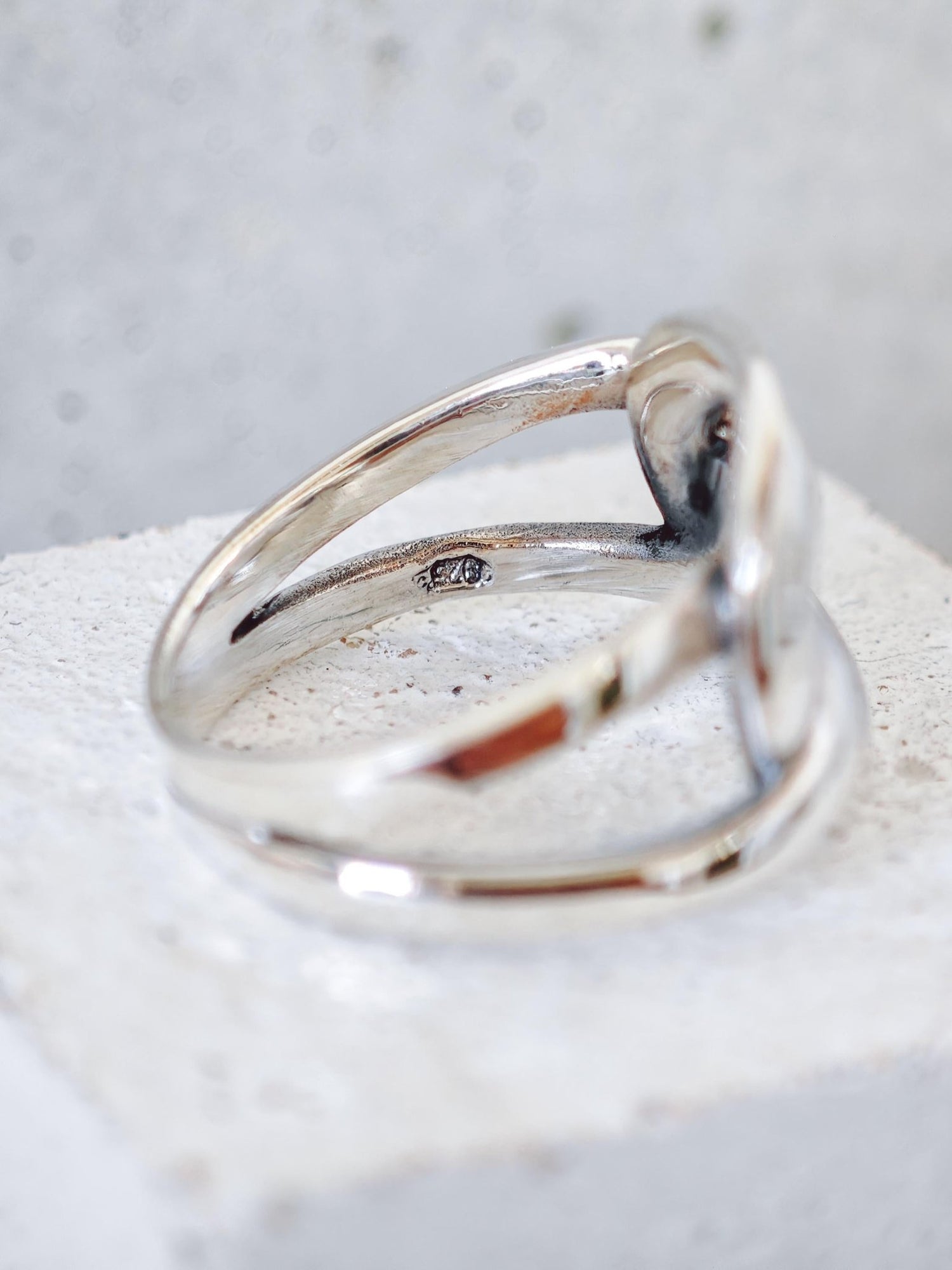 Statement Ring aus 925 Silber, Bold Chunky Ring, Silver Link Chain Ring - CocosyBerlin