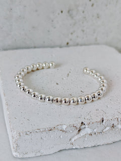 Statement Bubbles Armreif aus 925 Sterling Silber - Chunky Kugelarmband - CocosyBerlin