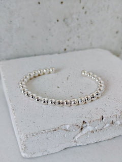 Statement Bubbles Armreif aus 925 Sterling Silber - Chunky Kugelarmband - CocosyBerlin