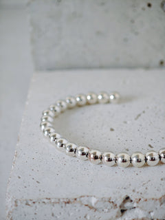 Statement Bubbles Armreif aus 925 Sterling Silber - Chunky Kugelarmband - CocosyBerlin