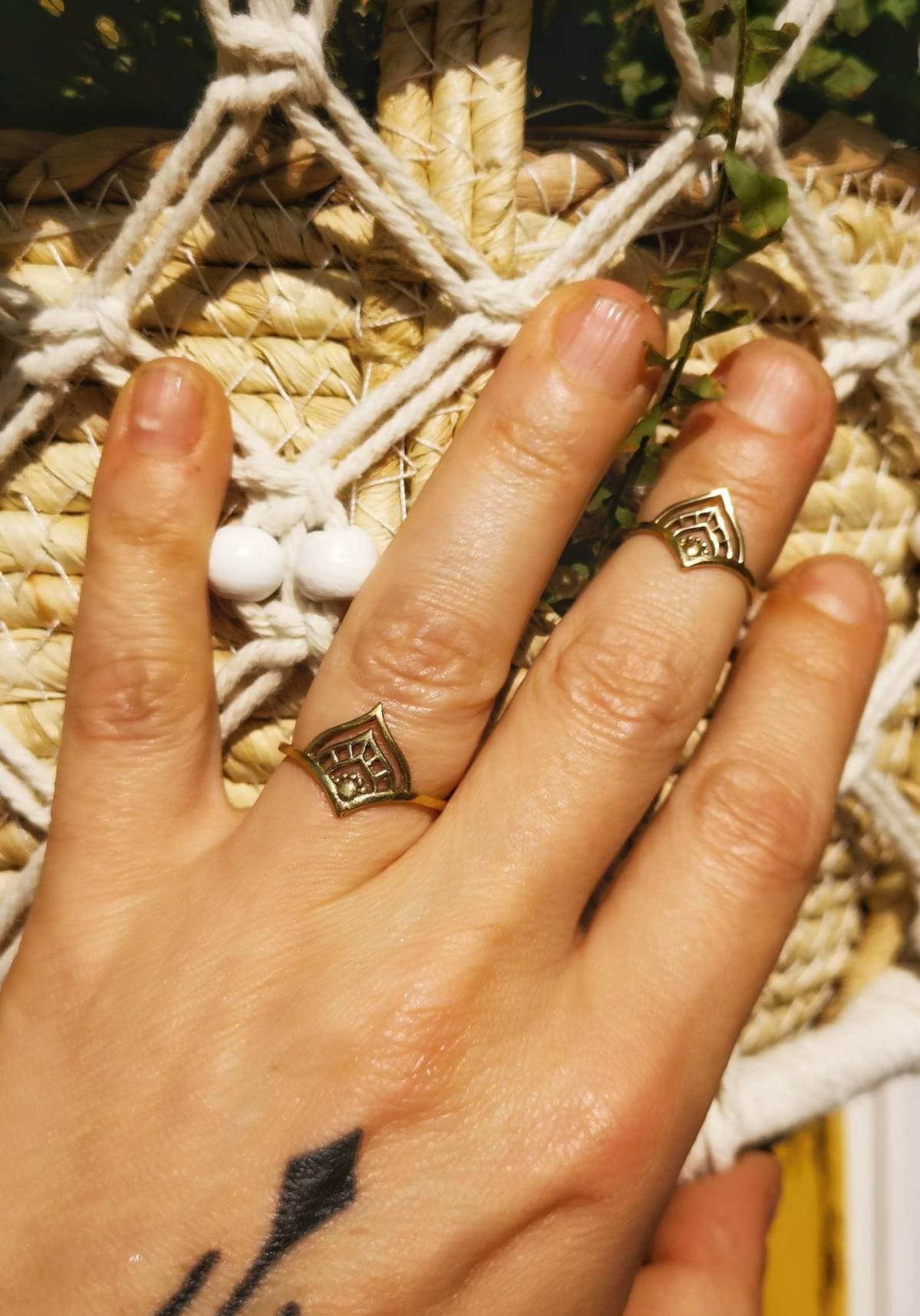 Small brass rings hotsell
