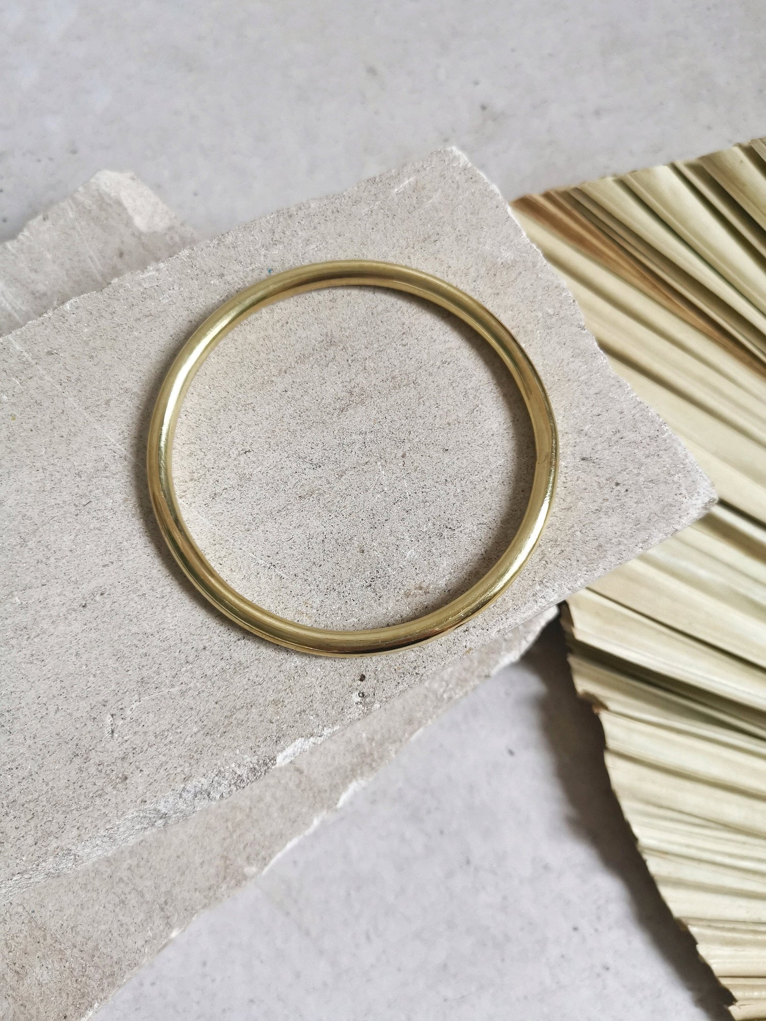Chunky bracelet made of golden brass, statement bracelet, wide bangle, tribal golden bangle, minimalist simple bangle